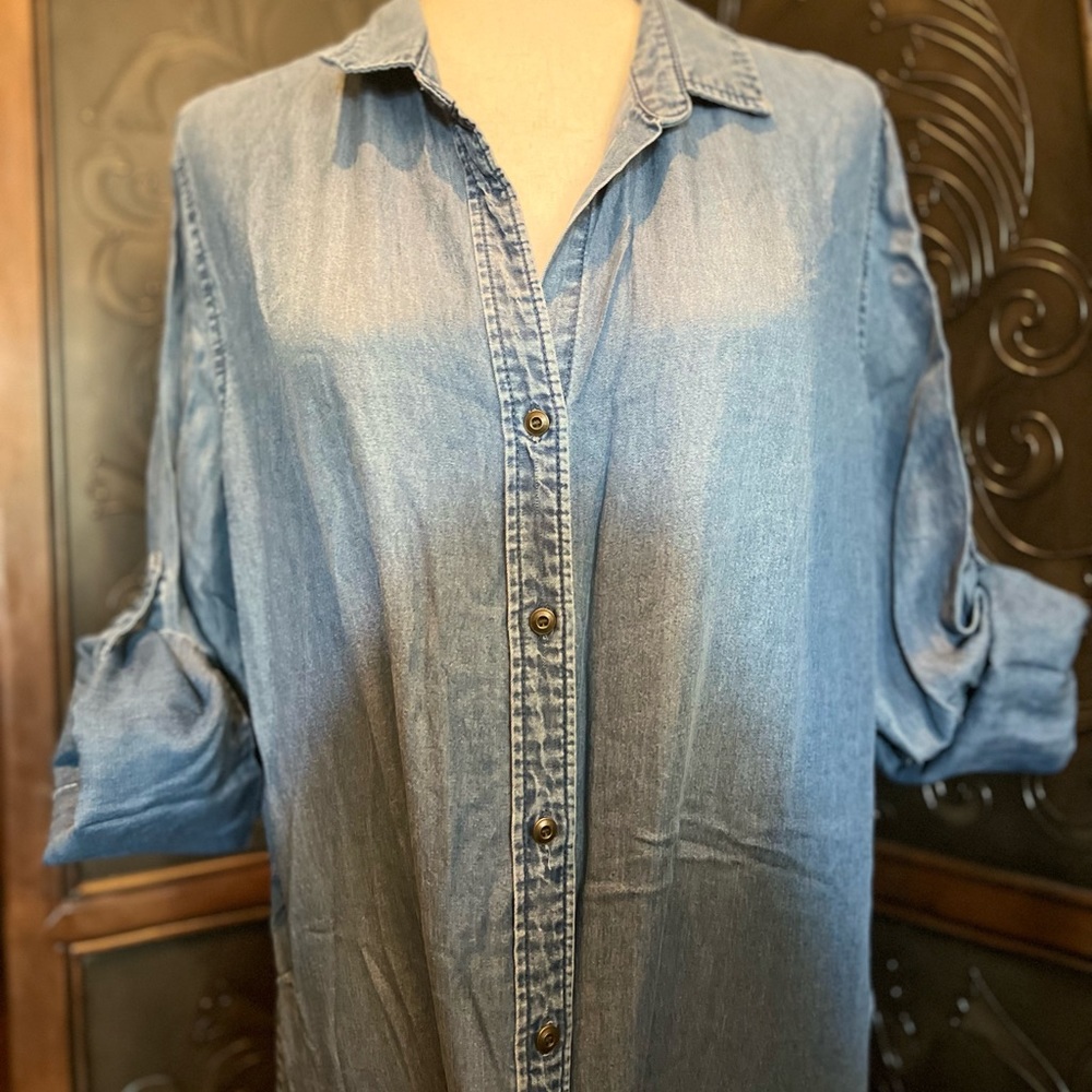 ABS denim shirt size L